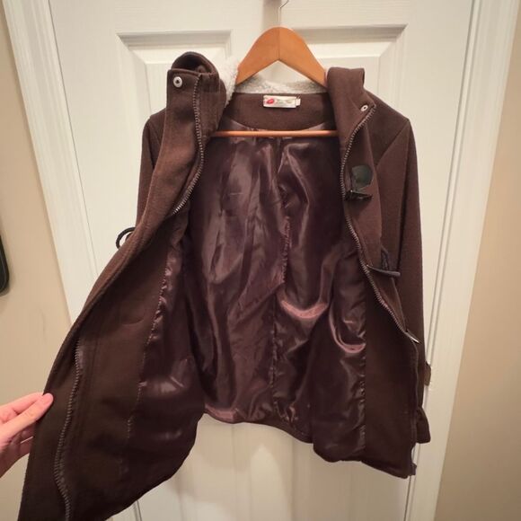 Vintage Women’s Fleece Thicken Coat Fuzzy Sherpa Lined Windproof Parkas Size S - Picture 5 of 16